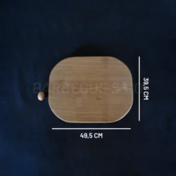 Planche De Boucher En Chêne Massif 39,5 X 49,5 Cm