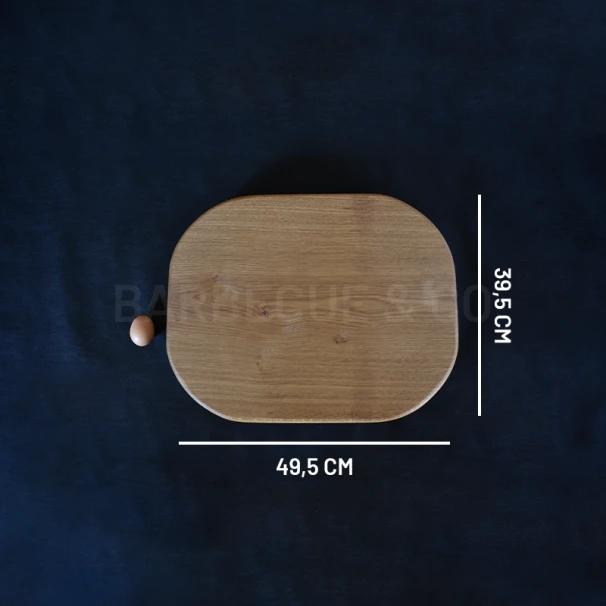 Planche De Boucher En Chêne Massif 39,5 X 49,5 Cm 3 Planche De Boucher En Chêne Massif 39,5 X 49,5 Cm