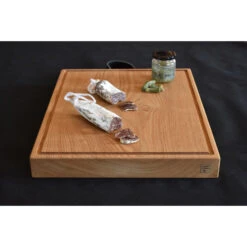 Planche à Découper Avec Rigole En Chêne Massif 50 X 40 Cm 13 Planche à Découper Avec Rigole En Chêne Massif 50 X 40 Cm -Le Brasero Magique Boutique planche a decouper laura living chopping board a rigole taille l 4