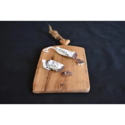 Planche à Découper En Chêne Massif 54 X 25 Cm -Le Brasero Magique Boutique planche a decouper laura living robuste taille l 54 cm 4