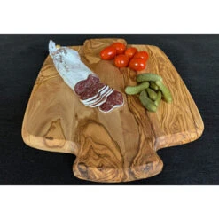 Planche à Découper En Olivier 40 X 29,5 Cm 13 Planche à Découper En Olivier 40 X 29,5 Cm -Le Brasero Magique Boutique planche a decouper racine gde 400x295x17 4