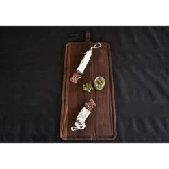 Planche à Découper Avec Rigole En Noyer 34 X 70 Cm -Le Brasero Magique Boutique planche a decouper rectangular deutchdeluxes 34 x 70 cm 4