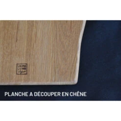 Planche à Découper En Chêne Massif 45 X 22 Cm -Le Brasero Magique Boutique planche a decouper robuste m 45 cm 2