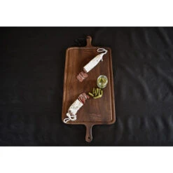 Planche à Découper Avec Rigole En Noyer 34 X 78 Cm 15 Planche à Découper Avec Rigole En Noyer 34 X 78 Cm -Le Brasero Magique Boutique planche a decouper solid noyer massif 34x78 xl rectangular 5