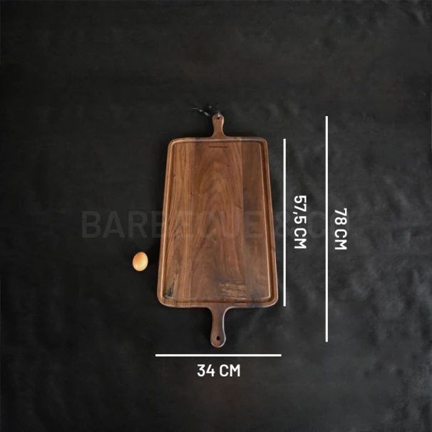 Planche à Découper Avec Rigole En Noyer 34 X 78 Cm 3 Planche à Découper Avec Rigole En Noyer 34 X 78 Cm