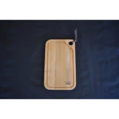 Tramontina Planche à Découper Avec Rigole En Teck 33 X 20cm -Le Brasero Magique Boutique planche a decouper teck avec rigole 33x20 2