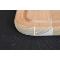 Tramontina Planche à Découper Avec Rigole En Teck 33 X 20cm -Le Brasero Magique Boutique planche a decouper teck avec rigole 33x20 3