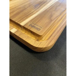 Tramontina Planche à Découper Avec Rigole En Teck 49 X 28 Cm -Le Brasero Magique Boutique planche a decouper teck avec rigole 49x28 3