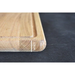 Planche à Découper Avec Rigole En Chêne 30 X 20 Cm -Le Brasero Magique Boutique planche a decouper wood4 avec rigole 30x20 5
