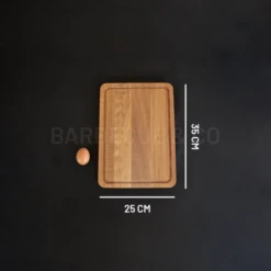 Planche à Découper Avec Rigole En Chêne 35 X 25 Cm