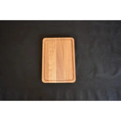 Planche à Découper Avec Rigole En Chêne 35 X 25 Cm -Le Brasero Magique Boutique planche a decouper wood4 avec rigole 35x25 3