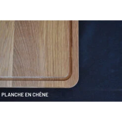 Planche à Découper Avec Rigole En Chêne 35 X 25 Cm -Le Brasero Magique Boutique planche a decouper wood4 avec rigole 35x25 5