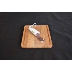 Planche à Découper Avec Rigole En Chêne 35 X 25 Cm -Le Brasero Magique Boutique planche a decouper wood4 avec rigole 35x25 6