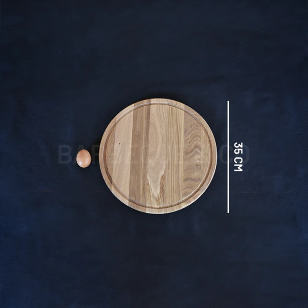Planche à Pizza Avec Rigole En Chêne 35cm 3 Planche à Pizza Avec Rigole En Chêne 35cm