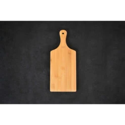 Planche à Découper En Bambou 34 X 14 Cm -Le Brasero Magique Boutique planche bambou avec manche 34x14 3
