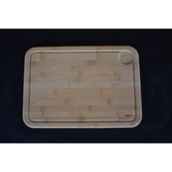 Planche à Découper Avec Rigole En Bambou 45 X 32 Cm 10 Planche à Découper Avec Rigole En Bambou 45 X 32 Cm -Le Brasero Magique Boutique planche bambou rect 450x320x20 1