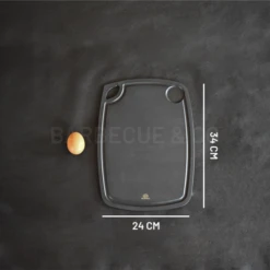 Planche à Découper Avec Rigole En Fibre D'ardoise 34 X 24 Cm