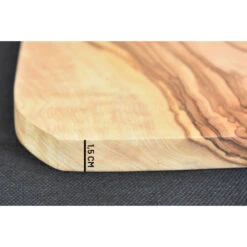 Planche à Découper En Olivier 41 X 19 Cm -Le Brasero Magique Boutique planche en olivier anse cuir 41x19 3