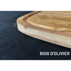Planche à Découper En Olivier 40 X 32 Cm -Le Brasero Magique Boutique planche nerro olivier gde 40x32x19cm 2