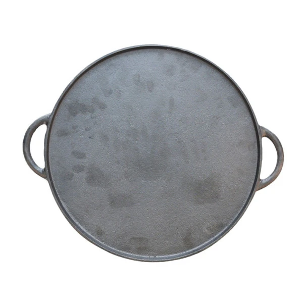 ESSCHERT DESIGN Plaque Plancha Pizza En Fonte Sur Pied 4 ESSCHERT DESIGN Plaque Plancha Pizza En Fonte Sur Pied – Image 2