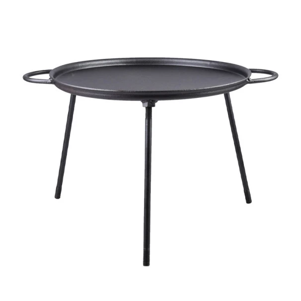 ESSCHERT DESIGN Plaque Plancha Pizza En Fonte Sur Pied 3 ESSCHERT DESIGN Plaque Plancha Pizza En Fonte Sur Pied