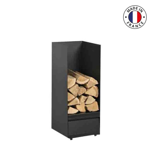 Range Bûches Mister Noir Givre 3 Range Bûches Mister Noir Givre