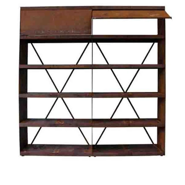 Rangement Bois OFYR Corten 200 X 45 X 216 Cm 3 Rangement Bois OFYR Corten 200 X 45 X 216 Cm