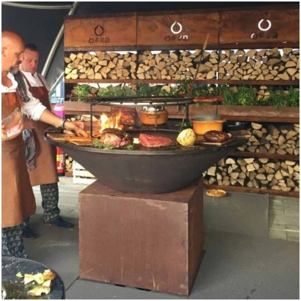 Rangement Bois OFYR Corten 300 X 45 X 216 Cm 4 Rangement Bois OFYR Corten 300 X 45 X 216 Cm – Image 2