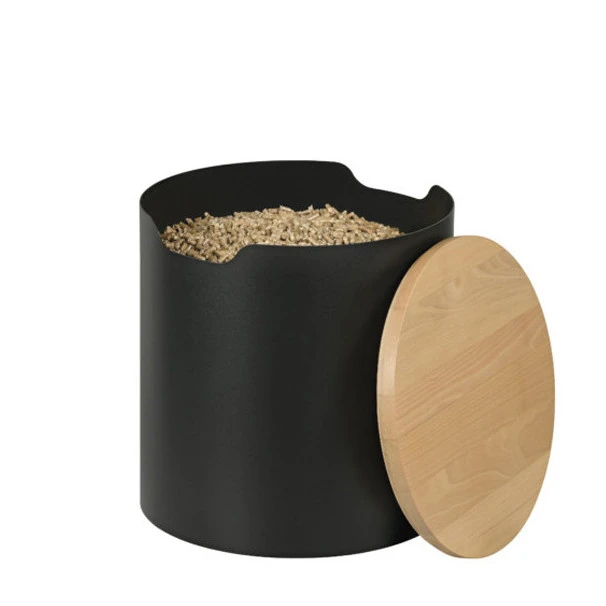 Réservoir à Pellets Barrel Noire 20kg 3 Réservoir à Pellets Barrel Noire 20kg