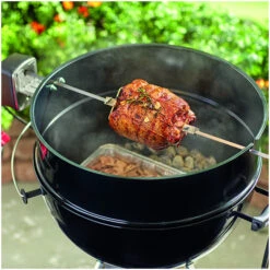 Rôtissoire Barbecue Charbon Weber 57 Cm -Le Brasero Magique Boutique rotissoire pour barbecue weber charbon 57cm 2