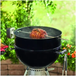 Rôtissoire Barbecue Charbon Weber 57 Cm -Le Brasero Magique Boutique rotissoire pour barbecue weber charbon 57cm 3