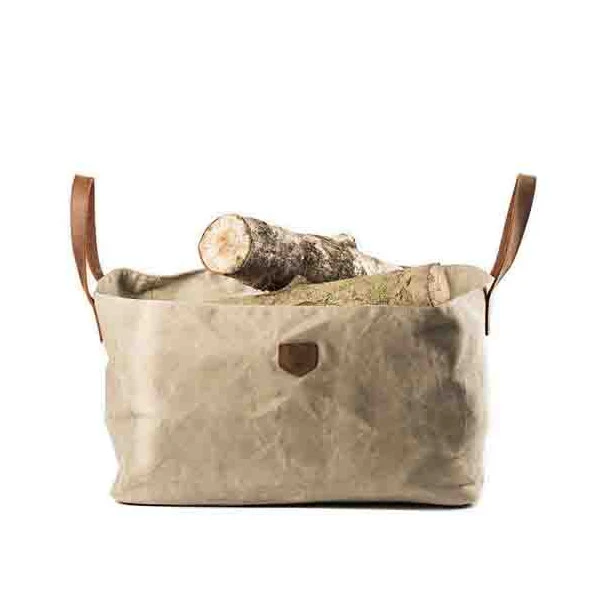 Sac à Bûches Alaskan Firewood Beige 3 Sac à Bûches Alaskan Firewood Beige