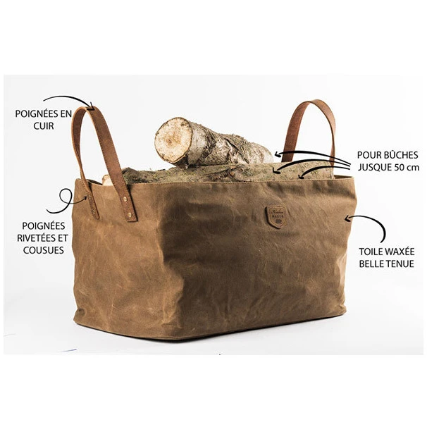 Sac à Bûches Alaskan Firewood Havane 4 Sac à Bûches Alaskan Firewood Havane – Image 2