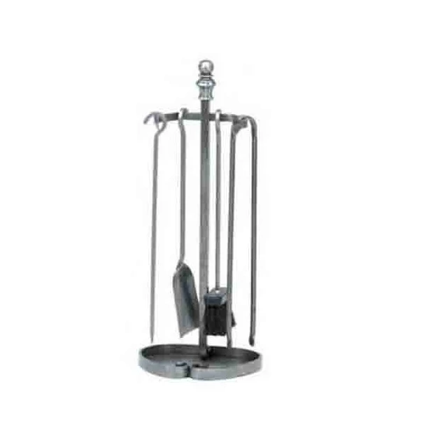 Serviteur Cheminée Classique Sur Socle Ouvragé Tête Pion Fer Poli 4 Ustensiles 3 Serviteur Cheminée Classique Sur Socle Ouvragé Tête Pion Fer Poli 4 Ustensiles