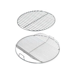 Set Grille De Cuisson Articulée Et Grille Foyère Pour Barbecue Weber 57 Cm