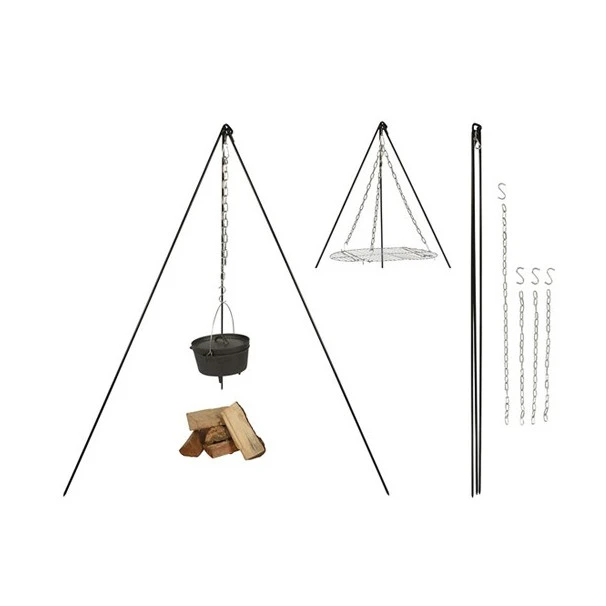 ESSCHERT DESIGN Trépied Pour Marmite Fonte 4 ESSCHERT DESIGN Trépied Pour Marmite Fonte – Image 2